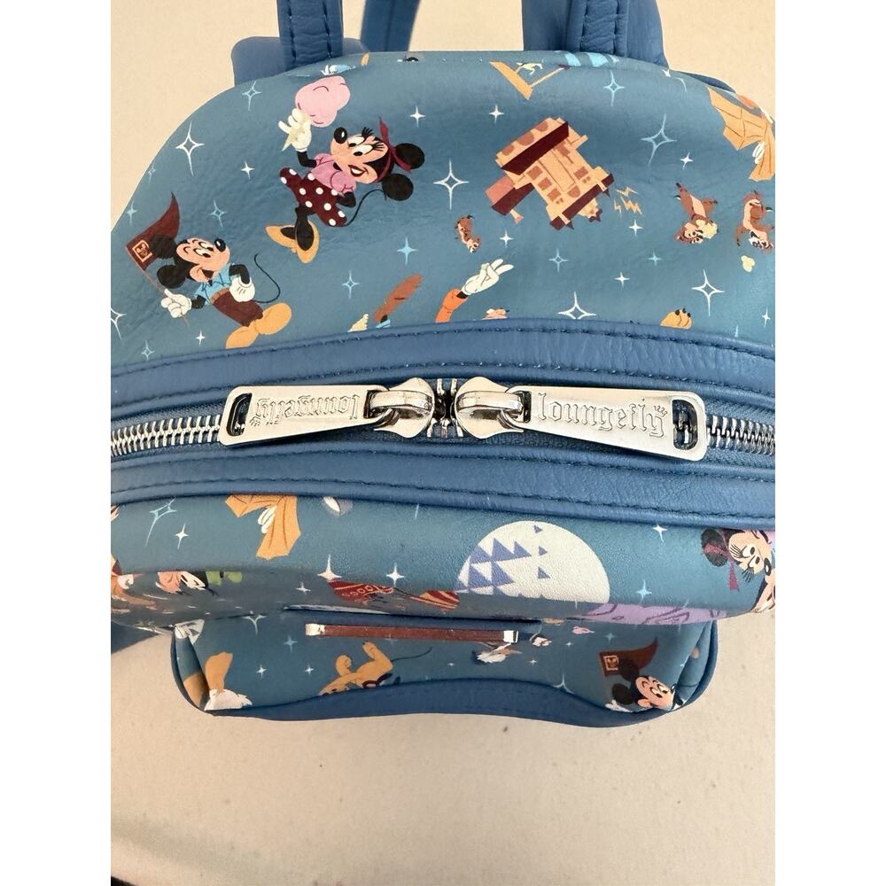 Disney Parks Loungefly Mini Backpack Mickey & Friends Disneyland - Picture 4 of 5